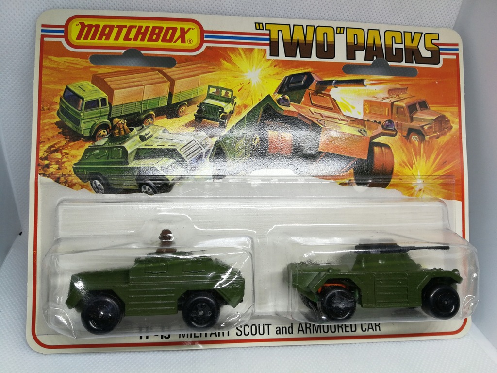 MILITARY SCOUT+ARMOURED CAR MATCHBOX 1975r