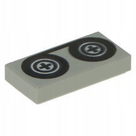 LEGO 1x2 TILE NADRUK TAŚMA DO KAMERY 3069p02 3069bp02