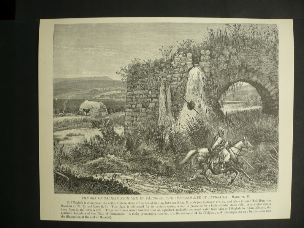 Ziemia Święta Bethsaida oryg. 1880