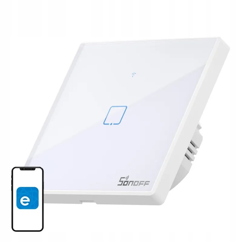 Dotykowy włącznik światła WiFi + RF 433 Sonoff T2 EU TX (1-kanałowy) nowa w