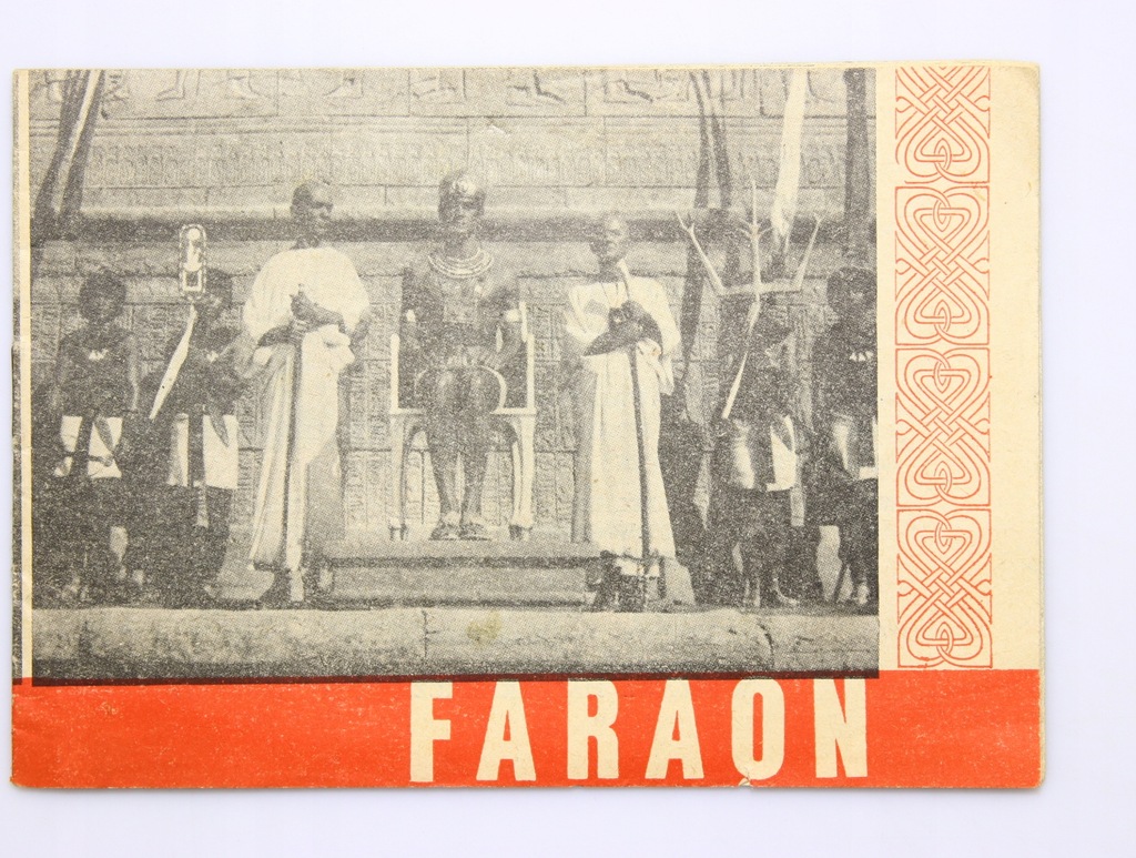 FOLDER REKLAMOWY - FILM FARAON - rok 1966