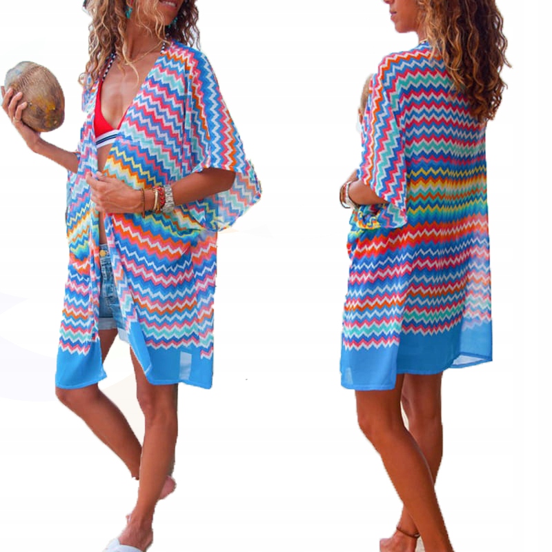 Pareo plażowe na strój kąpielowy cover BOHO