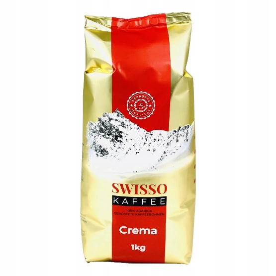 Kawa ziarnista Swisso Kaffee Crema 1000 g 1kg