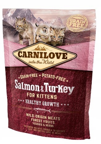 Carnilove Cat Salmon & Turkey for Kittens - ło