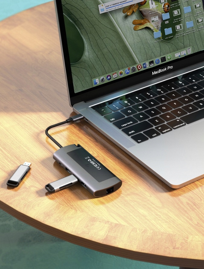 Купить USB-C HUB + M2 КАРМАН для SSD, HDMI + USB + LAN: отзывы, фото, характеристики в интерне-магазине Aredi.ru