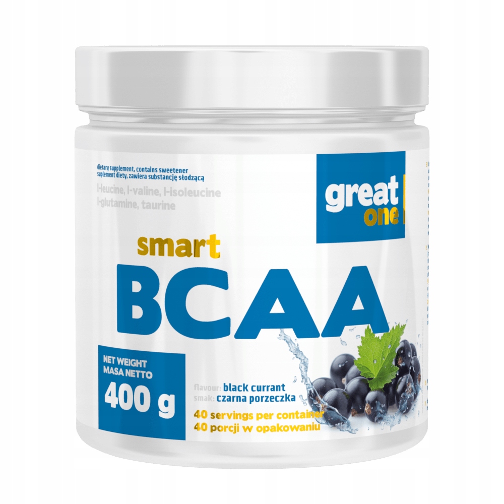 Great One Smart BCAA 400 g AMINOKWASY ROZGAŁĘZIONE