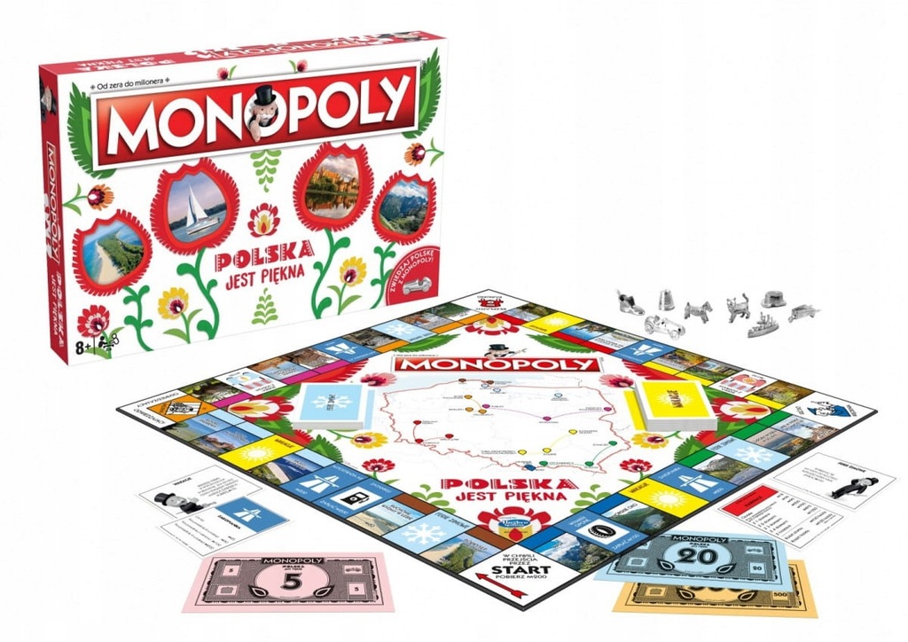 Winning Moves Gra Monopoly Polska jest Piękna