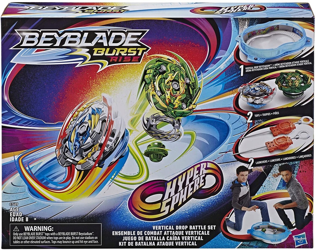 HASBRO ZESTAW BEYBLADE BURST RISE 8+