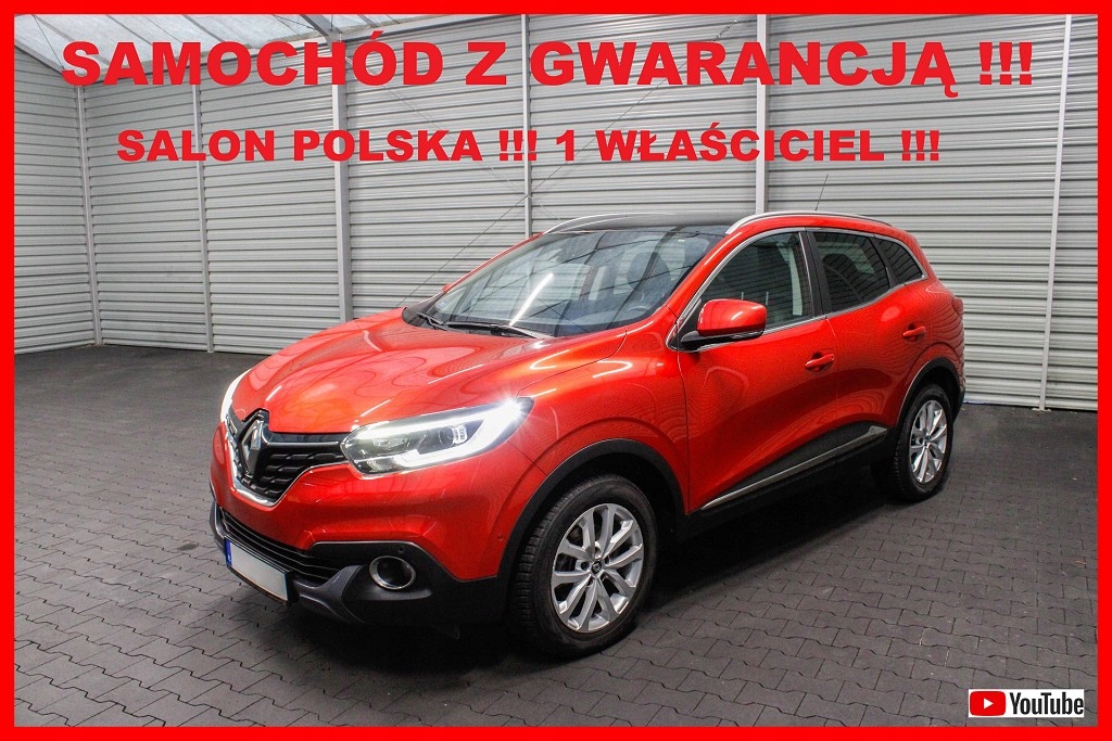 Renault Kadjar Salon POLSKA + 1 Właściciel +