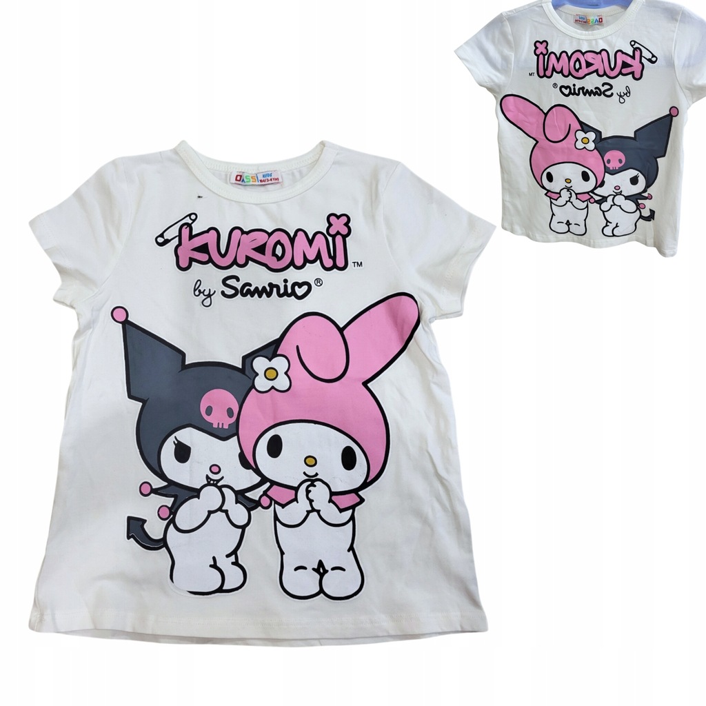 KUROMI BABYMILO Tシャツ ホワイト100 KUROMI BABYMILO Tシャツ ホワイト100