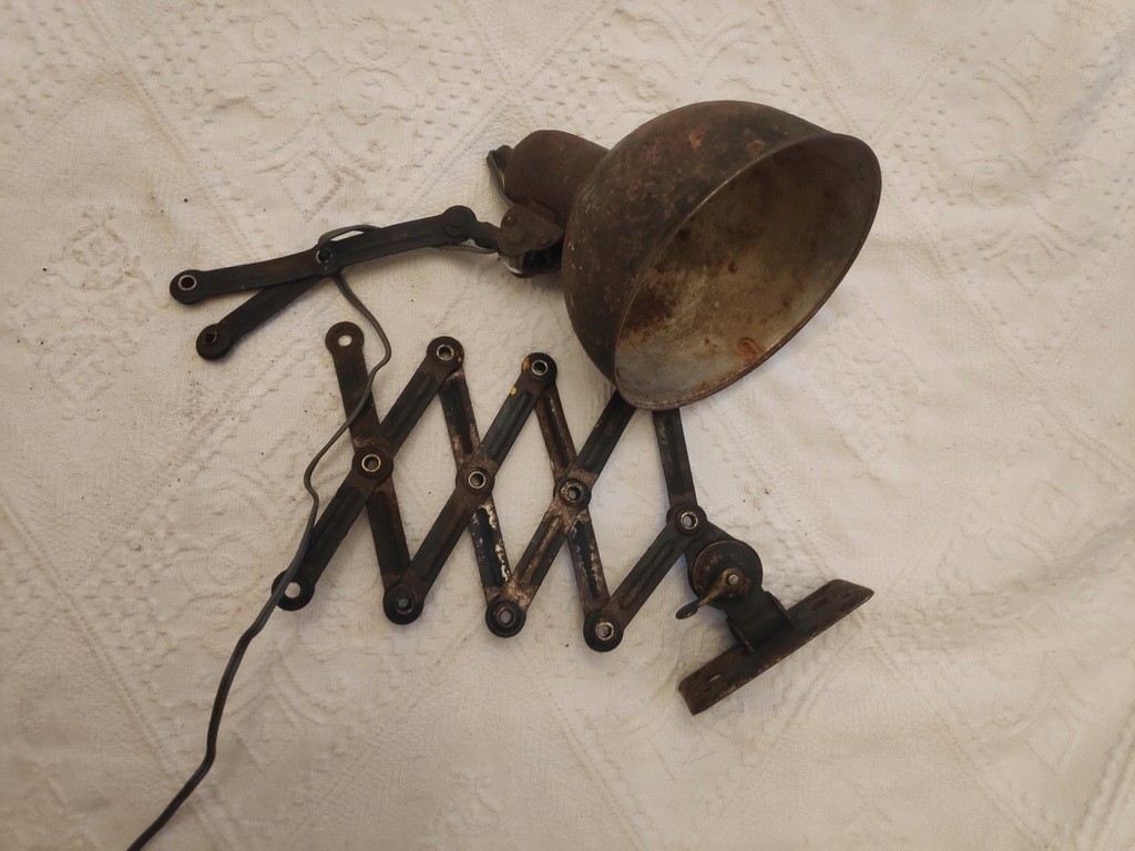 Lampa nożycowa kaiser idell do remontu