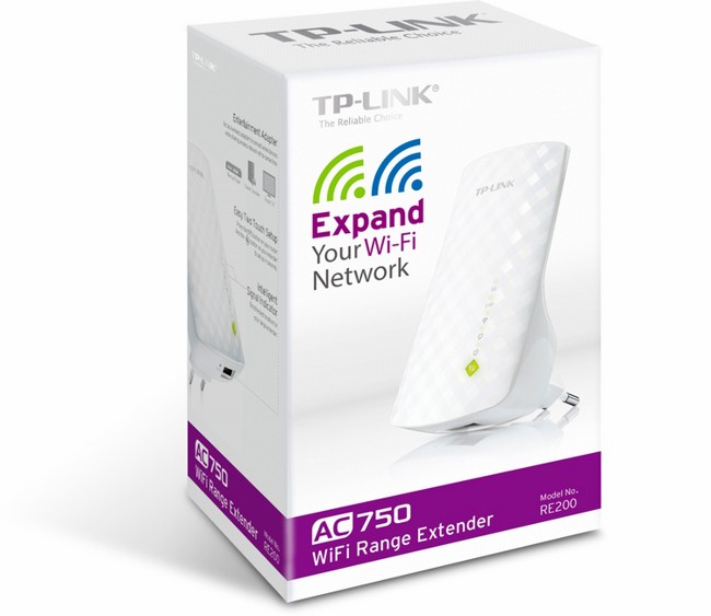 Купить TP-Link RE200 Повторитель AC750 Усилитель Wi-Fi: отзывы, фото, характеристики в интерне-магазине Aredi.ru