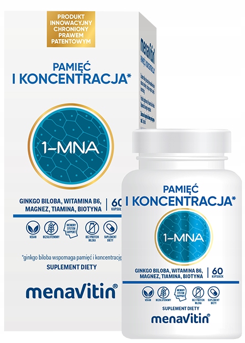 MENAVITIN Pamięć i Koncentracja 1-MNA 60 kaps.