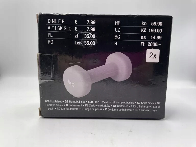 HANTELKI 2SZT 1KG