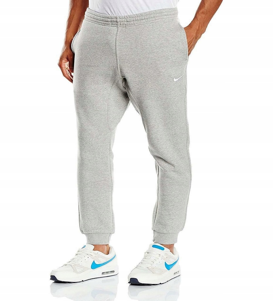 NIKE SPODNIE L męskie dresowe FLEECE SWOOSH