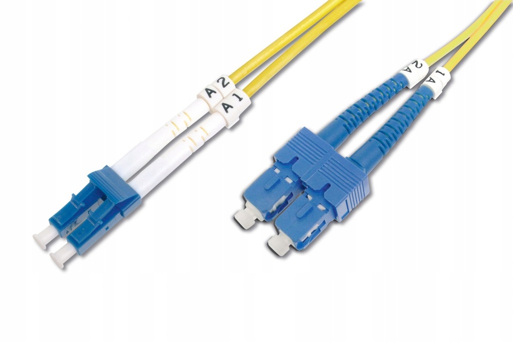 Digitus Patch Cord FO, Duplex, LC to SC SM OS2 09/