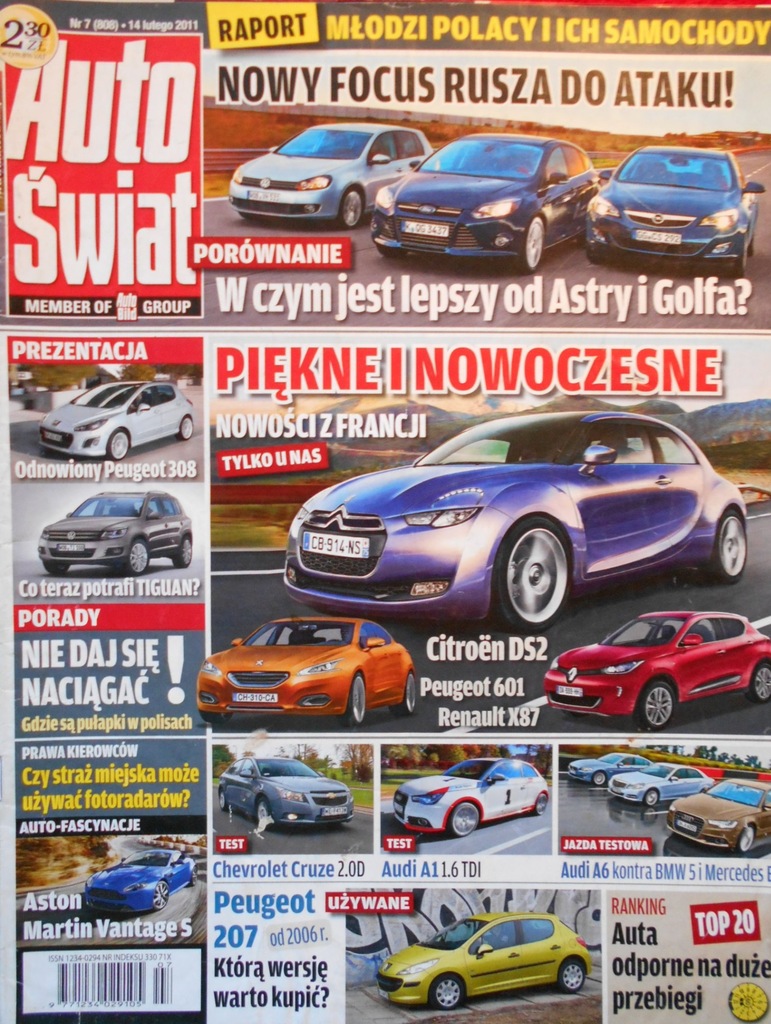 Auto Swiat Nr 7 808 14 Lutego 2011 7350403993 Oficjalne Archiwum Allegro