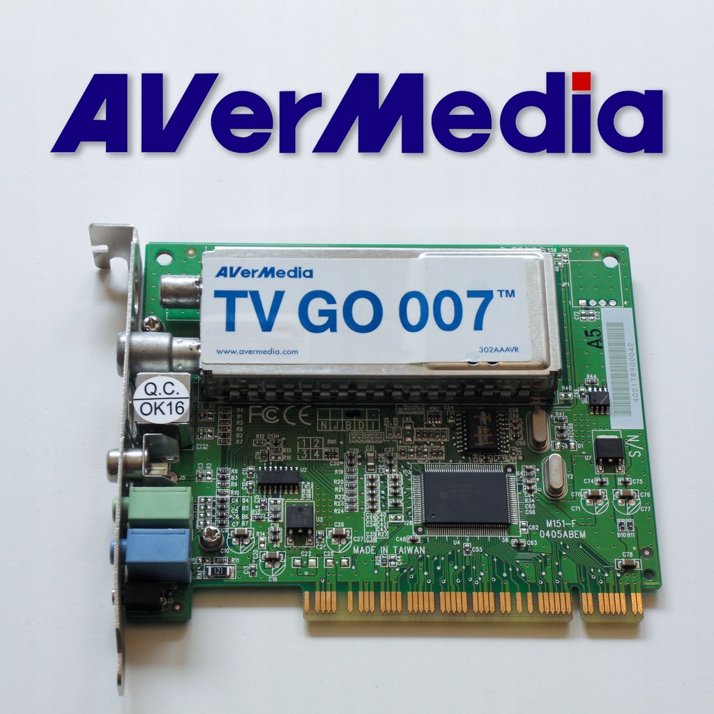 Tuner TV AverMedia TV GO 007, 302AAAVR/PCI/sprawny