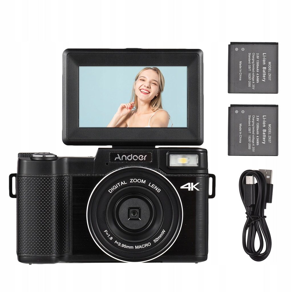 Andoer Portable Digital Camera with 3.0-inch TFT