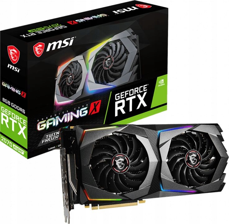 Karta graficzna MSI GeForce RTX 2070 SUPER GAMING