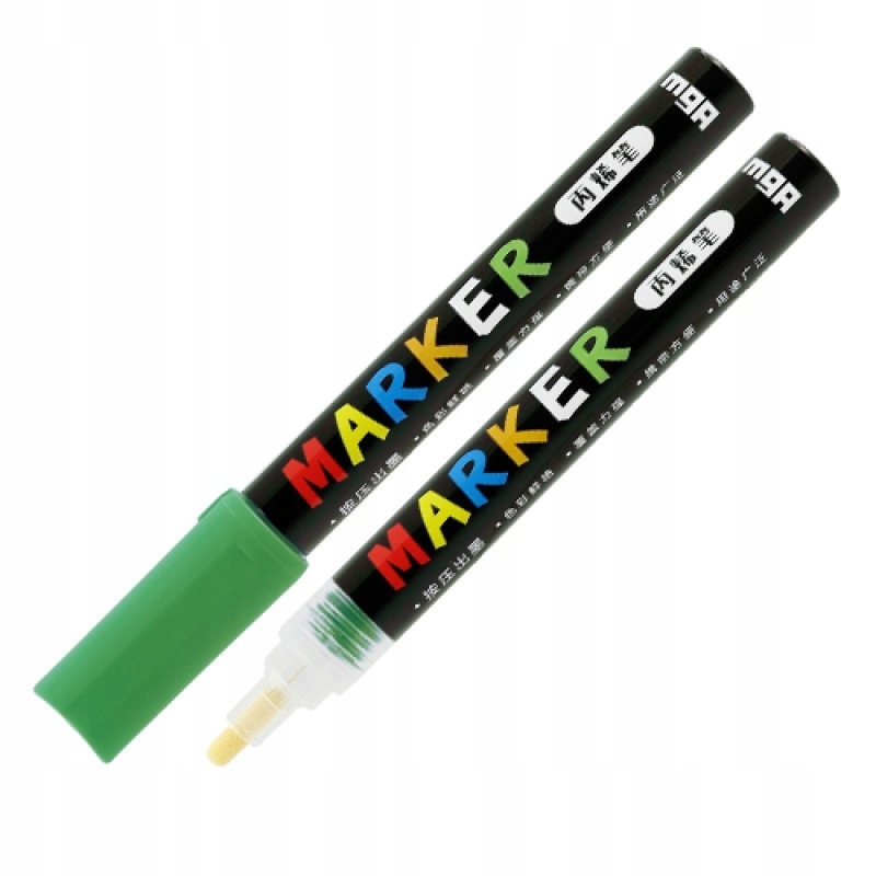 Profesjonalny Marker Akrylowy Kolor Zielony OKAZJA