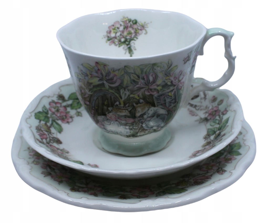 LOOK:) ROYAL DOULTON BRAMBLY HEDGE FILIŻANKA TRIO