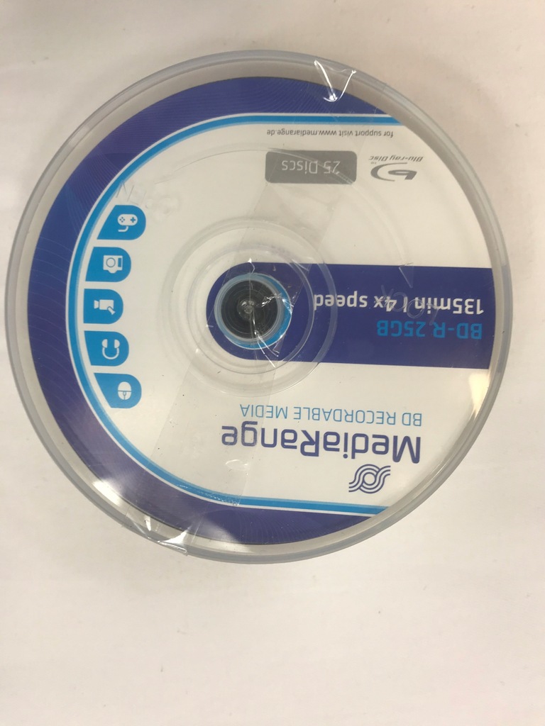 Płyty MediaRange Blu-Ray 25GB 25szt. x4