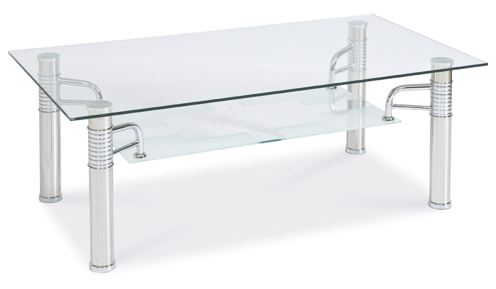 Ława szklana stolik ławy szklane RENI 55 cm 65x120