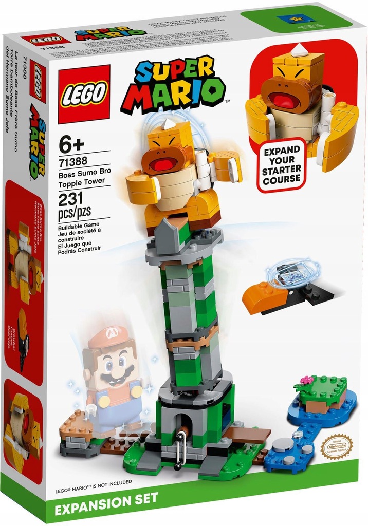 LEGO Super Mario 71388 Boss Sumo Bro i wieża
