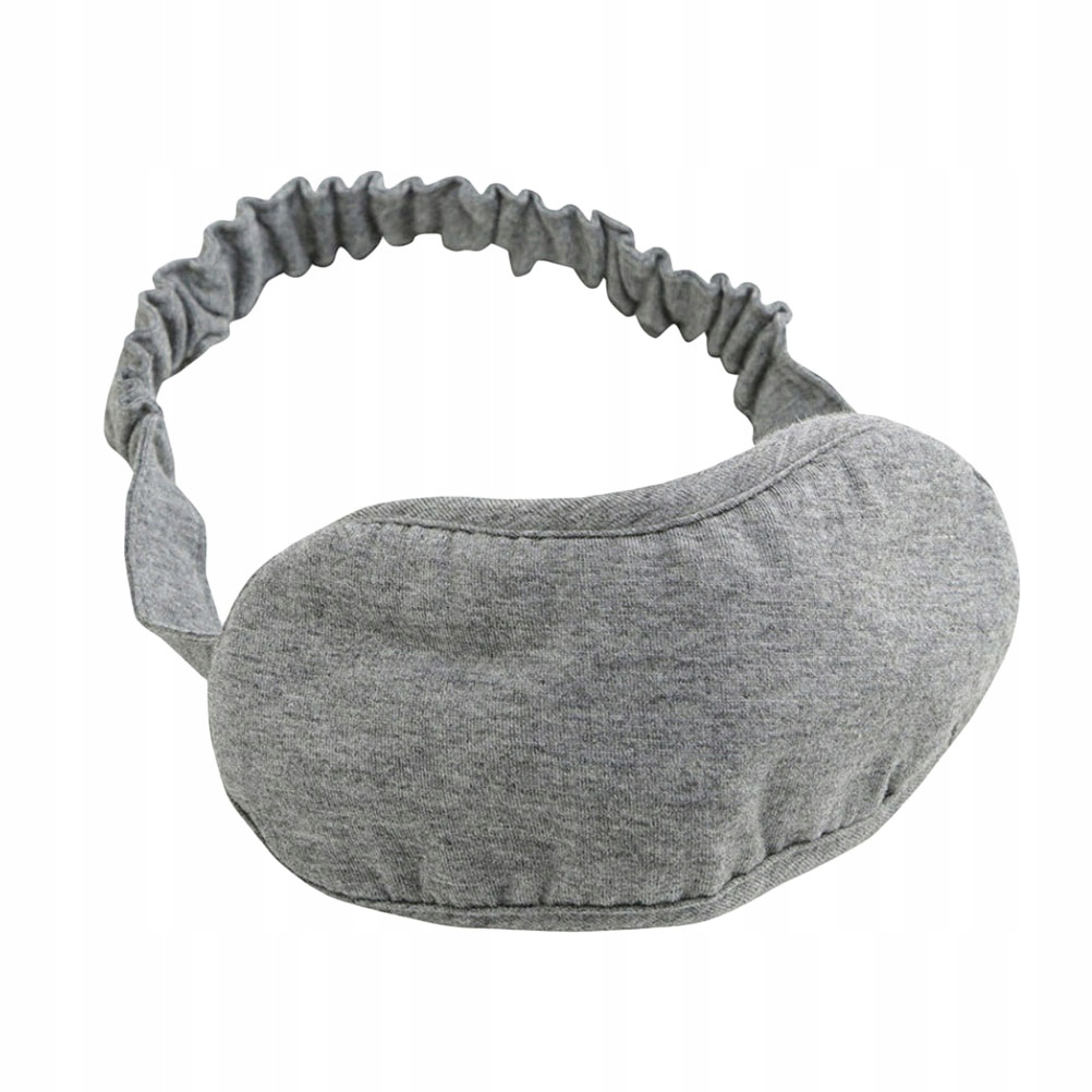 NA OCZY BAWEŁNIANA DO I ODPOCZYNKU (SZARA)