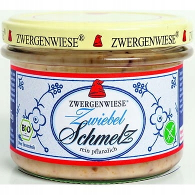 Smalczyk wegański z cebulą bezglutenowy BIO 150 g Zwergenwiese