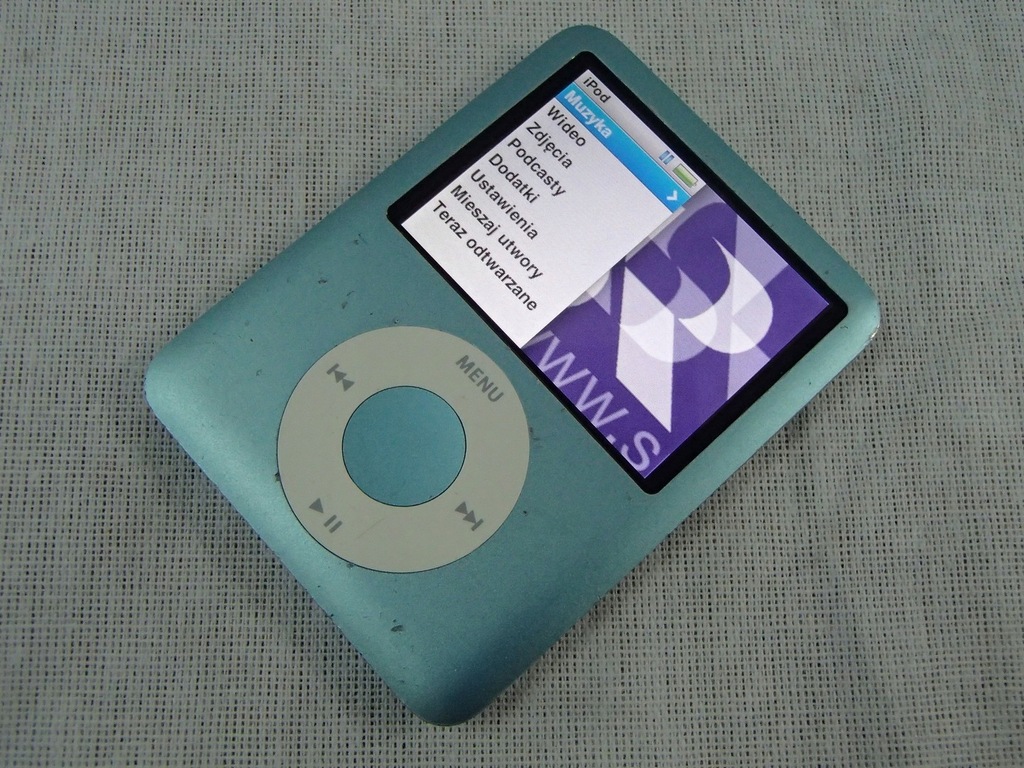 Apple iPod nano 3rd gen. 8GB Model A1236 błękitny