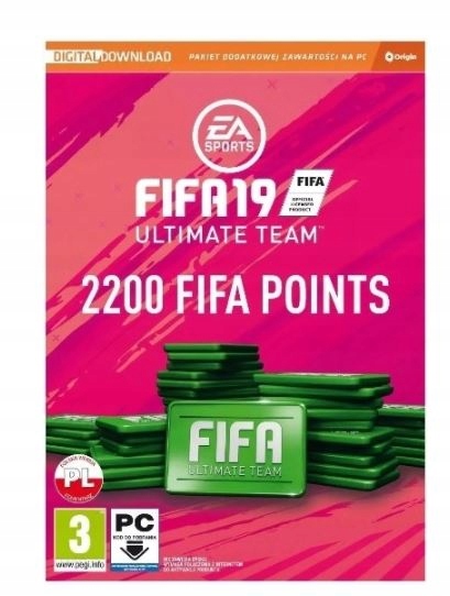 Fifa 19 ultimate team 2200 FUT Points Punkty