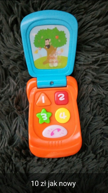 telefon z klapką dla dziecka