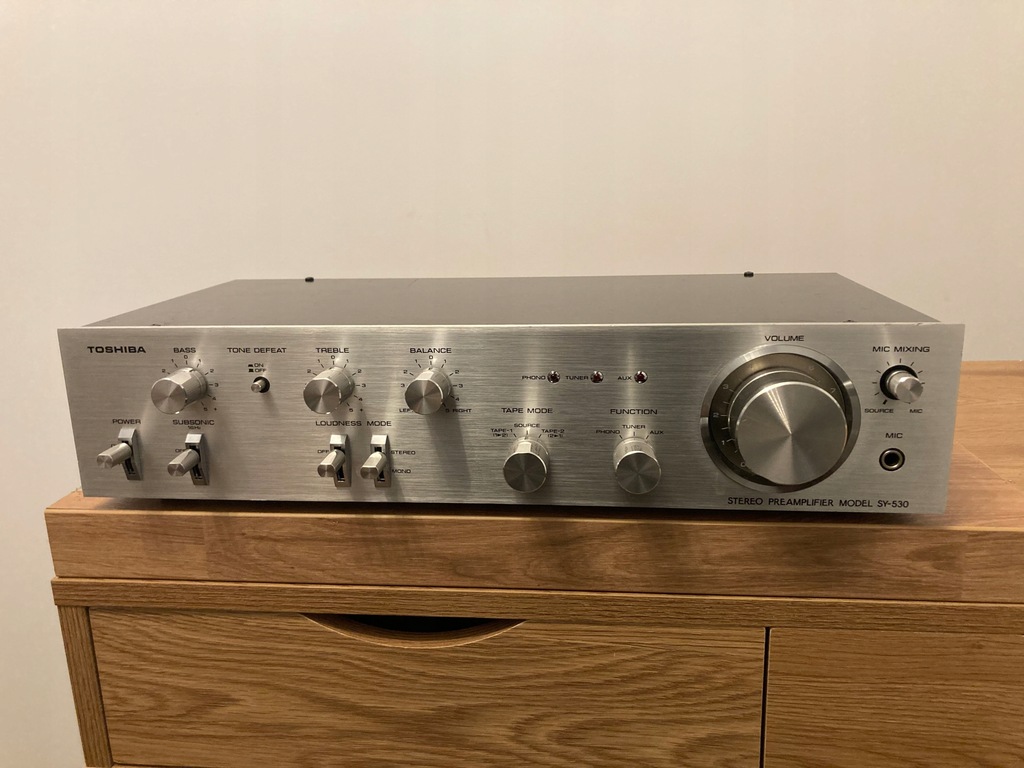 Przedwzmacniacz Toshiba SY530 13171880862 oficjalne archiwum Allegro