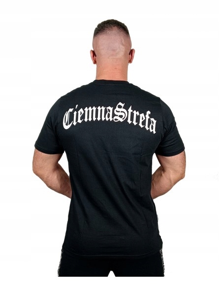CIEMNA STREFA CS Koszulka BIAŁY GOTYK // BACK / M