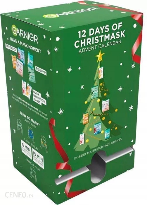 Garnier Kalendarz adwentowy z maseczkami 12 szt DE