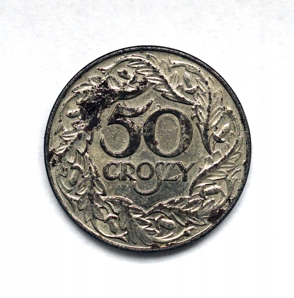 50 groszy 1938 żelazo niklowana okupacja