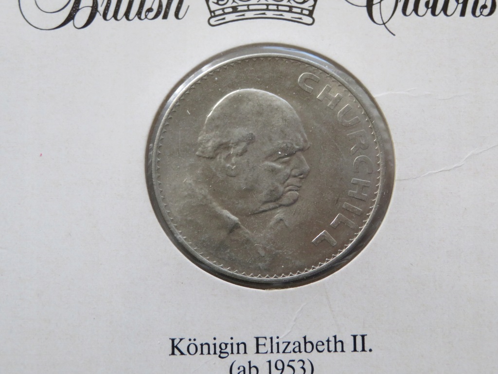 Wielka Brytania - 1 crown 1965, Churchil