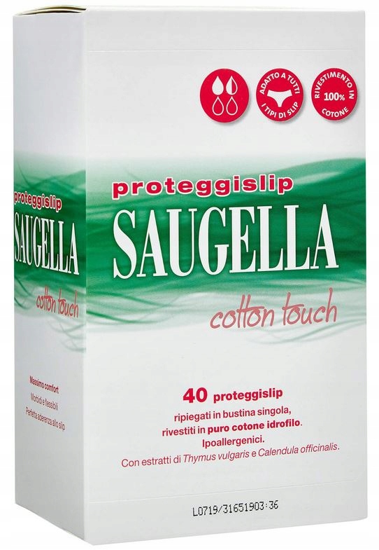 Saugella Cotton Touch Wkładki higieniczne 40 sztuk