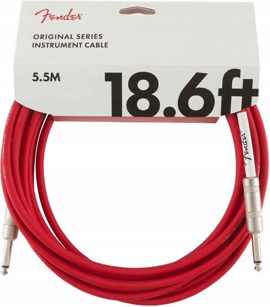 Fender Original Series 5,5m Fiesta Red Kabel Gitarowy