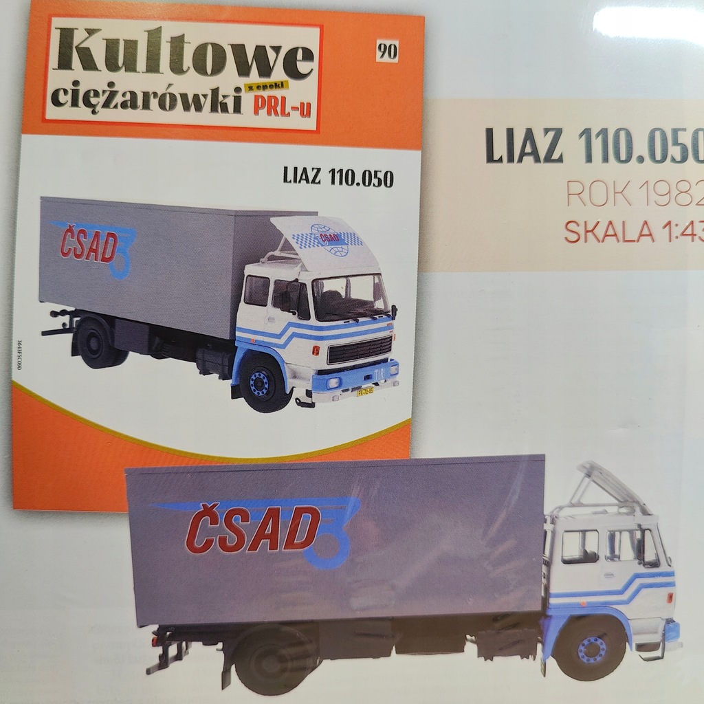 LIAZ 110.50 Kultowe Ciężarówki 1:43 DeAgostini 90 CZYTAJ OPI
