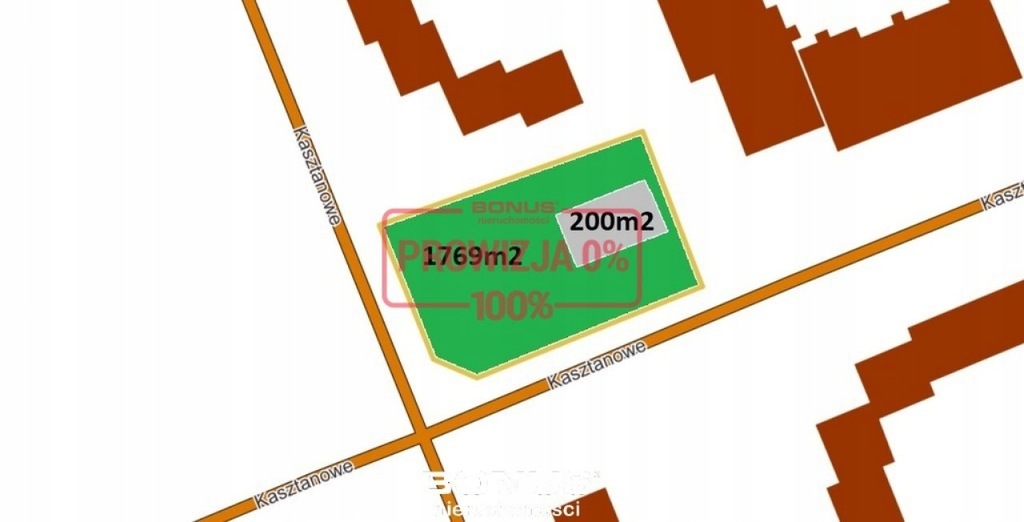 Działka, Szczecin, 1769 m²