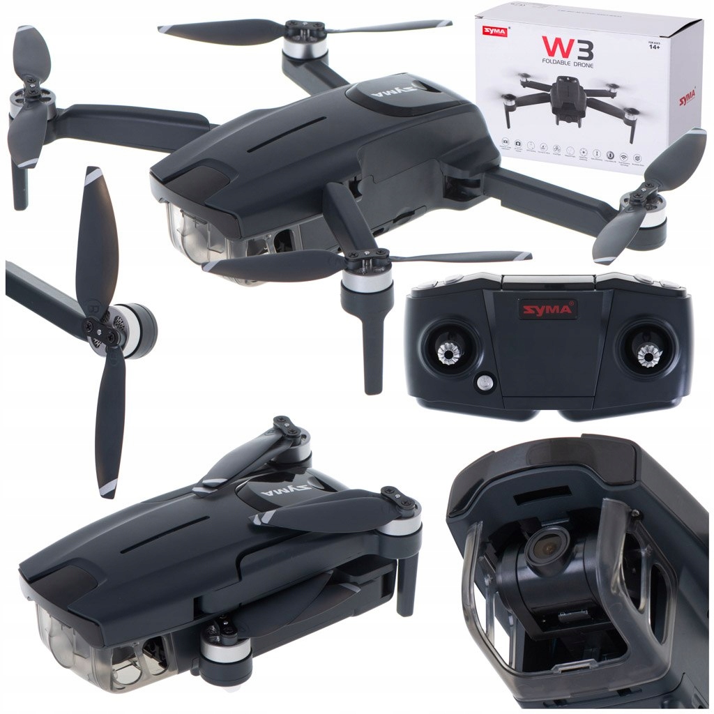 Dron z kamerą na pilota zdalnie sterowany RC Syma W3 2,4GHz 5G wifi kamera