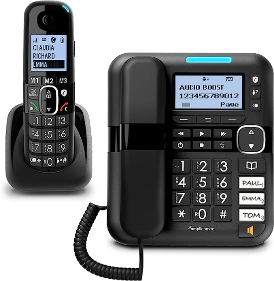 Telefon przewodowy Amplicomms 8687