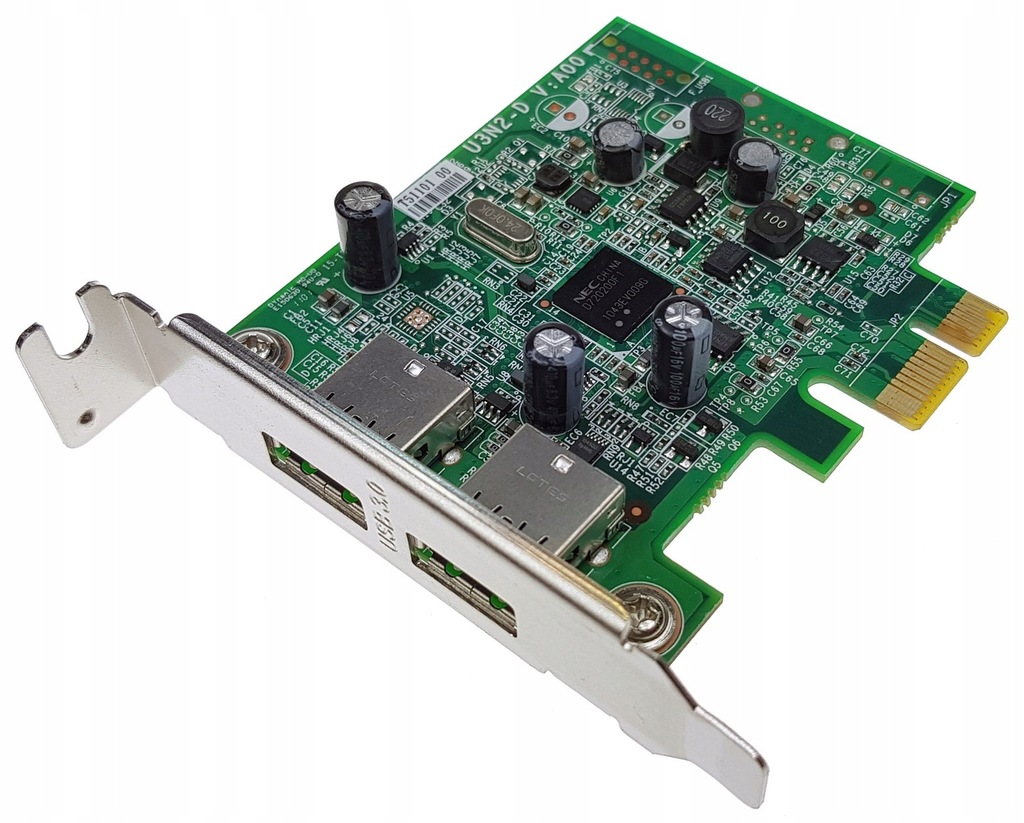 Kontroler USB 3.0 DELL U3N2-D A00 CN-0FWGJ8 PCIe Niski Profil