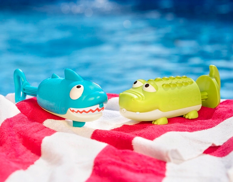 B.Toys: zestaw dwóch sikawek rekin i krokodyl