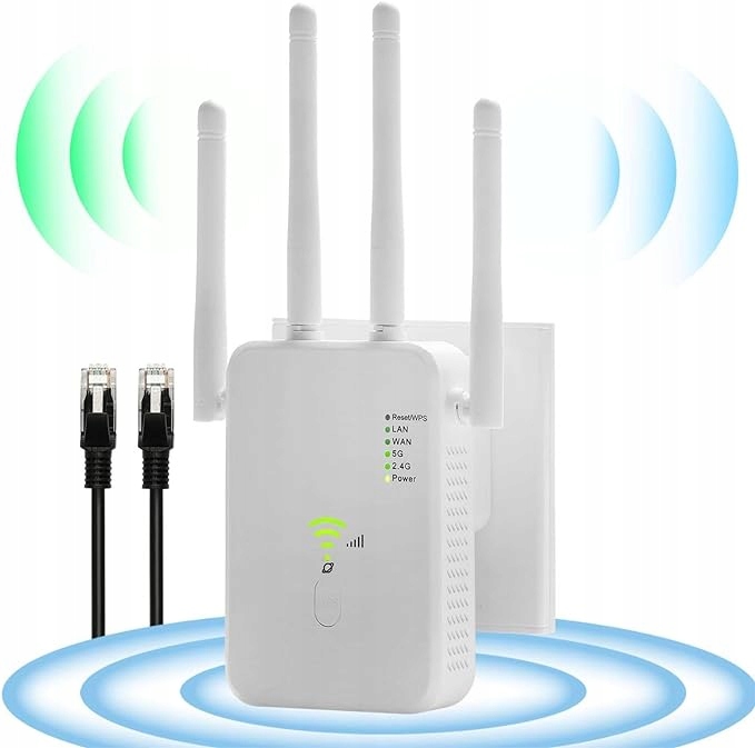 Wzmacniacz sygnału Wi-Fi PCERCN 1200Mbps