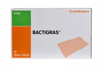 Opatrunek z chlorheksydyną Bactigras 15cm x 20cm