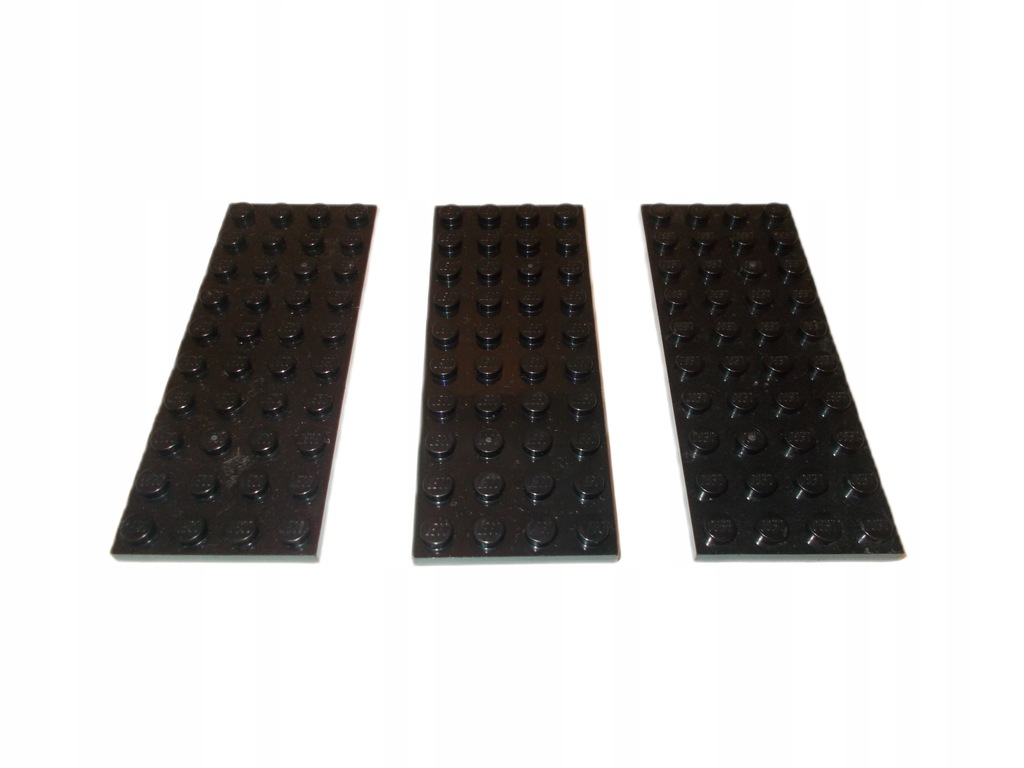 LEGO ELEMENTY PŁYTKI 4X10 CZARNE